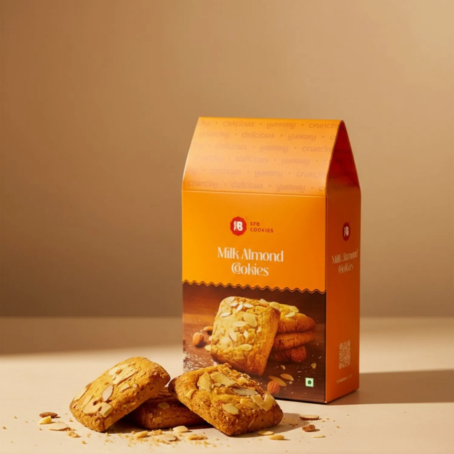 Milk Almond Cookies