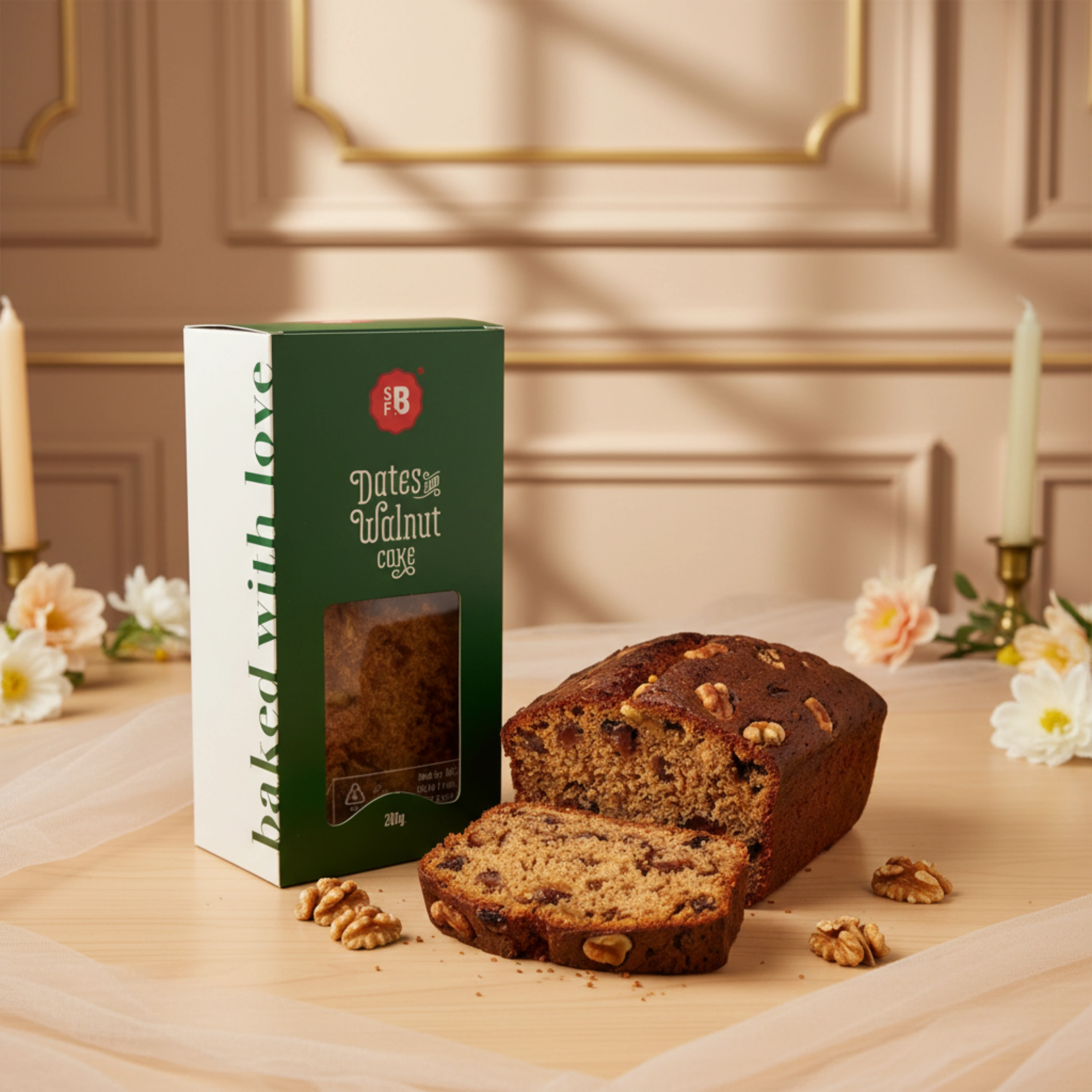 Date and Walnut Cake